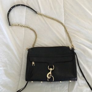 Rebecca Minkoff MAC Handbag Black w/ Gold Hardware